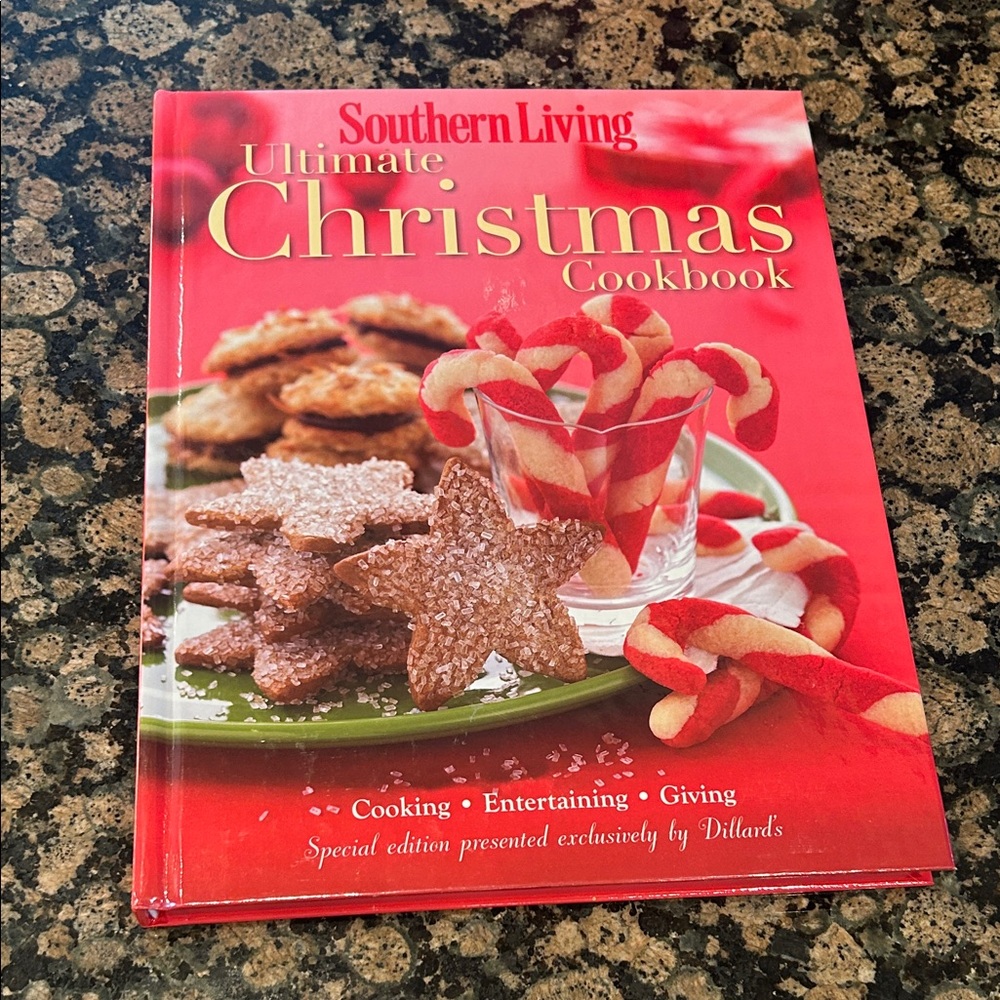 Southern Living Christmas Cookbook - Festive Red Cover